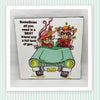 BEST FRIEND FULL TANK OF GAS Wall Art Tile Sign Gift Home Decor Positive Saying {{ JAMsCraftCloset }}