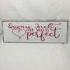 EVERY INCH OF YOU IS PERFECT Ceramic Tile Sign Wall Art Wedding Gift Home Decor Positive Saying {{ JAMsCraftCloset }}