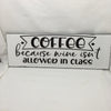COFFEE WINE IS NOT ALLOWED Tile Decal Sign Funny KITCHEN Decor Wall Art Gift Idea {{ JAMsCraftCloset }}