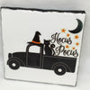 HOCUS POCUS Wall Art Ceramic Tile Sign Gift Home Holiday Decor Positive Quote {{ JAMsCraftCloset }}