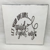 DREAMS GUIDE YOUR WAY Wall Art Ceramic Tile Sign Gift Home Decor Positive Affirmation {{ JAMsCraftCloset }}