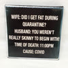 DID I GET FAT DURING QUARANTINE Wall Art Tile Sign Gift Home Decor Positive Saying Affirmation {{ JAMsCraftCloset }}