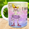 MUG Coffee Full Wrap Sublimation Digital Graphic Design Download I MAY BE CRAZY SVG-PNG Crafters Delight {{ JAMsCraftCloset }}