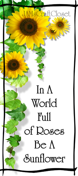 IN A WORLD FULL OF ROSES Digital Graphic SVG-PNG-JPEG Download Positive Saying Love Crafters Delight {{ JAMsCraftCloset }}