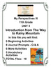 My Perspectives English III UNIT 4 GRIT AND GRANDEUR 11th Grade BUNDLE 5 PASSAGES Teacher Resource Lesson Supplemental Activities {{ JAMsCraftCloset }}