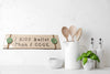 I KISS BETTER THAN I COOK White Ceramic Tile Sign Home Decor Wall Art Gift Campers RV {{ JAMsCraftCloset }}