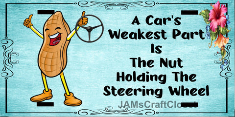 License Plate Digital Graphic Design Download A CARS WEAKEST PART SVG-PNG-JPEG Sublimation Crafters Delight {{ JAMsCraftCloset }}