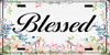 License Plate Digital Graphic Design Download BLESSED 2 SVG-PNG-JPEG Sublimation Crafters Delight {{ JAMsCraftCloset }}