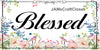 License Plate Digital Graphic Design Download BLESSED 2 SVG-PNG-JPEG Sublimation Crafters Delight {{ JAMsCraftCloset }}