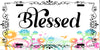 License Plate Digital Graphic Design Download BLESSED SVG-PNG-JPEG Sublimation Crafters Delight {{ JAMsCraftCloset }}