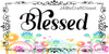 License Plate Digital Graphic Design Download BLESSED SVG-PNG-JPEG Sublimation Crafters Delight {{ JAMsCraftCloset }}