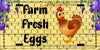License Plate Digital Graphic Design Download FARM FRESH EGGS SVG-PNG-JPEG Sublimation Crafters Delight {{ JAMsCraftCloset }}