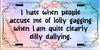 License Vanity Plate Front Plate Clever Funny Custom Plate Car Tag I HATE WHEN PEOPLE ACCUSE ME OF LOLLY GAGGING Sublimation on Metal Gift Idea {{ JAMsCraftCloset }}