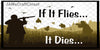 License Plate Digital Graphic Design Download IF IT FLIES IT DIES SVG-PNG Sublimation Crafters Delight {{ JAMsCraftCloset }}