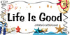 License Vanity Plate Front Plate Clever Funny Custom Plate Car Tag LIFE IS GOOD Sublimation on Metal Gift Idea {{ JAMsCraftCloset }}