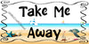 License Plate Digital Graphic Design Download TAKE ME AWAY SVG-PNG-JPEG Sublimation Crafters Delight {{ JAMsCraftCloset }}