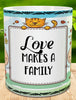 MUG Coffee Full Wrap Sublimation Digital Graphic Design Download LOVE MAKES A FAMILY SVG-PNG-JPEG Crafters Delight {{ JAMsCraftCloset }}