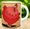 MUG Coffee Full Wrap Sublimation Digital Graphic Design Download LOVE TODAY LIKE YOU ARE GETTING FRIED TOMORROW SVG-PNG Crafters Delight {{ JAMsCraftCloset }}