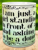 MUG Coffee Full Wrap Sublimation Digital Graphic Design Download LOOKING AT A SALAD AND ASKING IT TO BE A DONUT SVG-PNG Crafters Delight {{ JAMsCraftCloset }}