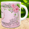 MUG Coffee Full Wrap Sublimation Digital Graphic Design Download MOTHER OF THE GROOM PINK SVG-PNG-JPEG Wedding Crafters Delight {{ JAMsCraftCloset }}