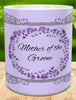 MUG Coffee Full Wrap Sublimation Digital Graphic Design Download MOTHER OF THE GROOM PURPLE SVG-PNG-JPEG Wedding Crafters Delight {{ JAMsCraftCloset }}