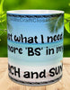 MUG Coffee Full Wrap Sublimation Digital Graphic Design Download NEED MORE BS - BEACH AND SUNSHINE SVG-PNG Crafters Delight {{ JAMsCraftCloset }}