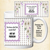 MUG Full Wrap Digital Graphic Design Download NOT MY PROBLEM SVG-PNG-JPEG Sublimation Crafters Delight {{ JAMsCraftCloset }}