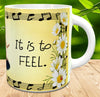 MUG Coffee Full Wrap Sublimation Digital Graphic Design Download MUSIC IS NOT TO HEAR SVG-PNG Music Crafters Delight {{ JAMsCraftCloset }}