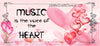 MUG Coffee Full Wrap Sublimation Digital Graphic Design Download MUSIC IS THE VOICE OF THE HEART SVG-PNG Music Crafters Delight {{ JAMsCraftCloset }}