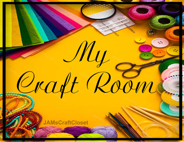 Digital Graphic Design SVG-PNG-JPEG Download Positive Saying Love MY CRAFT ROOM 3 Crafters Delight {{ JAMsCraftCloset }}