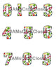 NUMBER SETS Digital Graphic Design Typography Clipart SVG-PNG Sublimation BERRIES Design Download Crafters Delight {{ JAMsCraftCloset }}