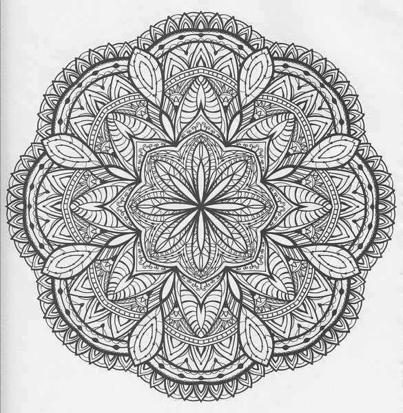 FREE Coloring Pages Celestial NEW Mandala Style 7 - JAMsCraftCloset