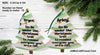Christmas Personalized Ornament Handmade Large Tree Shaped Wooden Sublimation Large Holiday Tree Decoration Crafters Delight {{ JAMsCraftCloset }}
