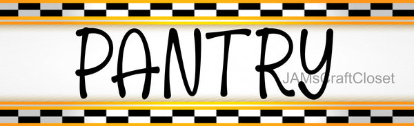 Digital Graphic Design SVG-PNG-JPEG Download Sublimation Design Kitchen Decor PANTRY SIGN 5 Crafters Delight {{ JAMsCraftCloset }}