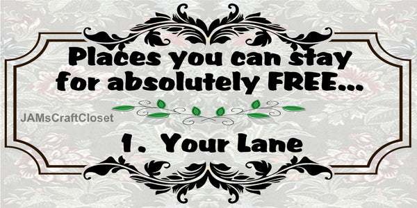License Plate Digital Graphic Design Download PLACES TO STAY FOR FREE SVG-PNG-JPEG Sublimation Crafters Delight {{ JAMsCraftCloset }}