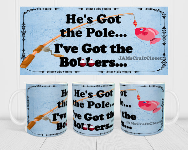 MUG Coffee Full Wrap Sublimation Digital Graphic Design Download POLE BOBBERS SVG-PNG Crafters Delight {{ JAMsCraftCloset }}