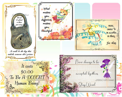 BUNDLE POSITIVE SAYING 1 Graphic Design Downloads SVG PNG JPEG Files Sublimation Design Crafters Delight {{ JAMsCraftCloset }}