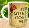 MUG Coffee Full Wrap Sublimation Digital Graphic Design Download QUEENS COFFEE MUG SVG-PNG-JPEG Easter Crafters Delight {{ JAMsCraftCloset }}