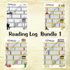BUNDLE READING LOGS Graphic Design Downloads SVG PNG JPEG Farmhouse Gardening, Wine Teacher Design Crafters Delight {{ JAMsCraftCloset }}