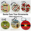 Christmas Personalized Ornament Handmade Large Wooden SANTA CAM 1  Sublimation Holiday Tree Decoration Crafters Delight -JAMsCraftCloset