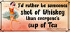 MUG Coffee Full Wrap Sublimation Digital Graphic Design Download SHOT OF WHISKEY CUP OF TEA SVG-PNG Crafters Delight {{ JAMsCraftCloset }}