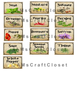 SPICE LABELS 3 Digital Graphic Design Downloads SVG PNG JPEG Files Decal Waterslide Sublimation Design Crafters Delight {{ JAMsCraftCloset }}