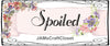 License Vanity Plate Front Plate Clever Funny Custom Plate Car Tag SPOILED Sublimation on Metal Gift Idea {{ JAMsCraftCloset }}
