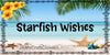 License Vanity Plate Front Plate Clever Funny Custom Plate Car Tag STARFISH WISHES Sublimation on Metal Gift Idea {{ JAMsCraftCloset }}