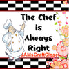 BUNDLE CHEF Graphic Design Downloads SVG PNG JPEG Files Sublimation Design Crafters Delight {{ JAMsCraftCloset }}