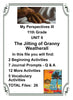 My Perspectives English III UNIT 6 THE STORYTELLERS CRAFT 11th Grade BUNDLE 6 PASSAGES Teacher Resource Lesson Supplemental Activities {{ JAMsCraftCloset }}
