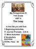 My Perspectives English III 11th Grade UNIT 6 THE LEAP Teacher Resource Lesson Supplemental Activities {{ JAMsCraftCloset }}