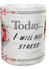 MUG Coffee Full Wrap Sublimation Digital Graphic Design Download I WILL NOT STRESS SVG-PNG Music Crafters Delight {{ JAMsCraftCloset }}