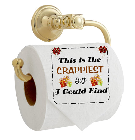 TOILET PAPER Digital Graphic Design SVG-PNG-JPEG Download THE CRAPPIEST GIFT I COULD FIND Positive Saying Crafters Delight - JAMsCraftCloset