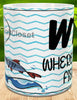 MUG Coffee Full Wrap Sublimation Digital Graphic Design Download WTF WHERES THE FISH SVG-PNG Crafters Delight {{ JAMsCraftCloset }}